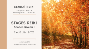 Stage initiation Shoden – Niveau 1 Gendaï Reiki