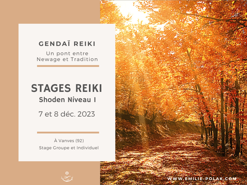 Stage initiation Shoden – Niveau 1 Gendaï Reiki