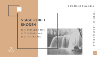 Stage initiation au Reiki Niveau 1 : Shoden