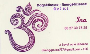INA REIKI MAGNETISEUSE ENERGETICIENNE